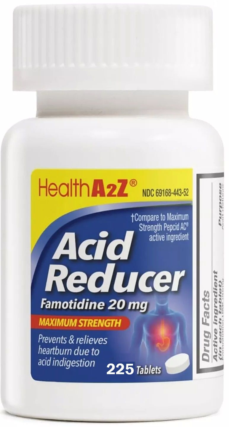 Famotidine 20 mg 225 count Acid Reducer Reflux Heartburn Relief