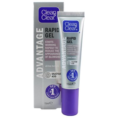 Clean &amp; Clear Advantage Rapid Acne Spot Control 2% Salicylic Acid Treatment 15ml