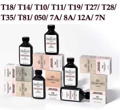 Wella Color Charm Permanent Liquid Choose Toner T18/T14/T10/T11/T27/T28/T35/050/7A/8A/12A/7N