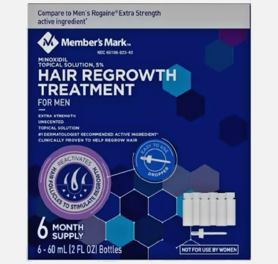 Buy Minoxidil 5% Topical Hair Loss Treatment for men - front view