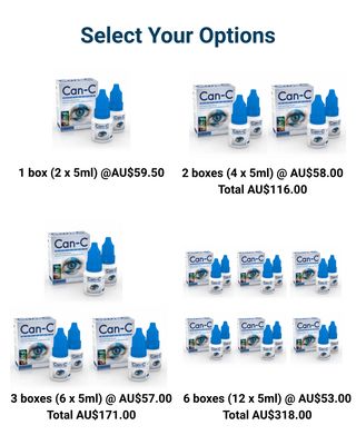 Can-C Eye Drops Australia | Original NAC Cataract Drops 2×5ml - In Stock Now
