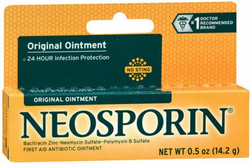 Neosporin Original First Aid Antibiotic Ointment 14g tube - packaging front view