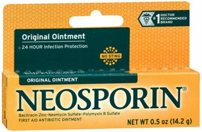 Neosporin Original First Aid Antibiotic Ointment 14g Neosporin Original First Aid Antibiotic Ointment 14g tube - packaging front view