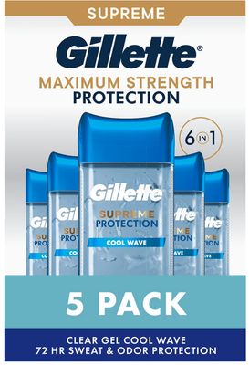 Gillette Endurance Anti-Perspirant Deodorant Clear Gel Cool Wave 107g