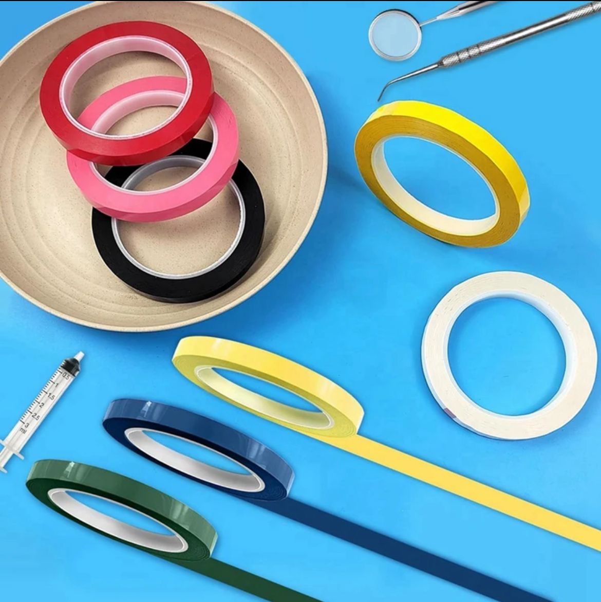 Cinta para identificar instrumentos