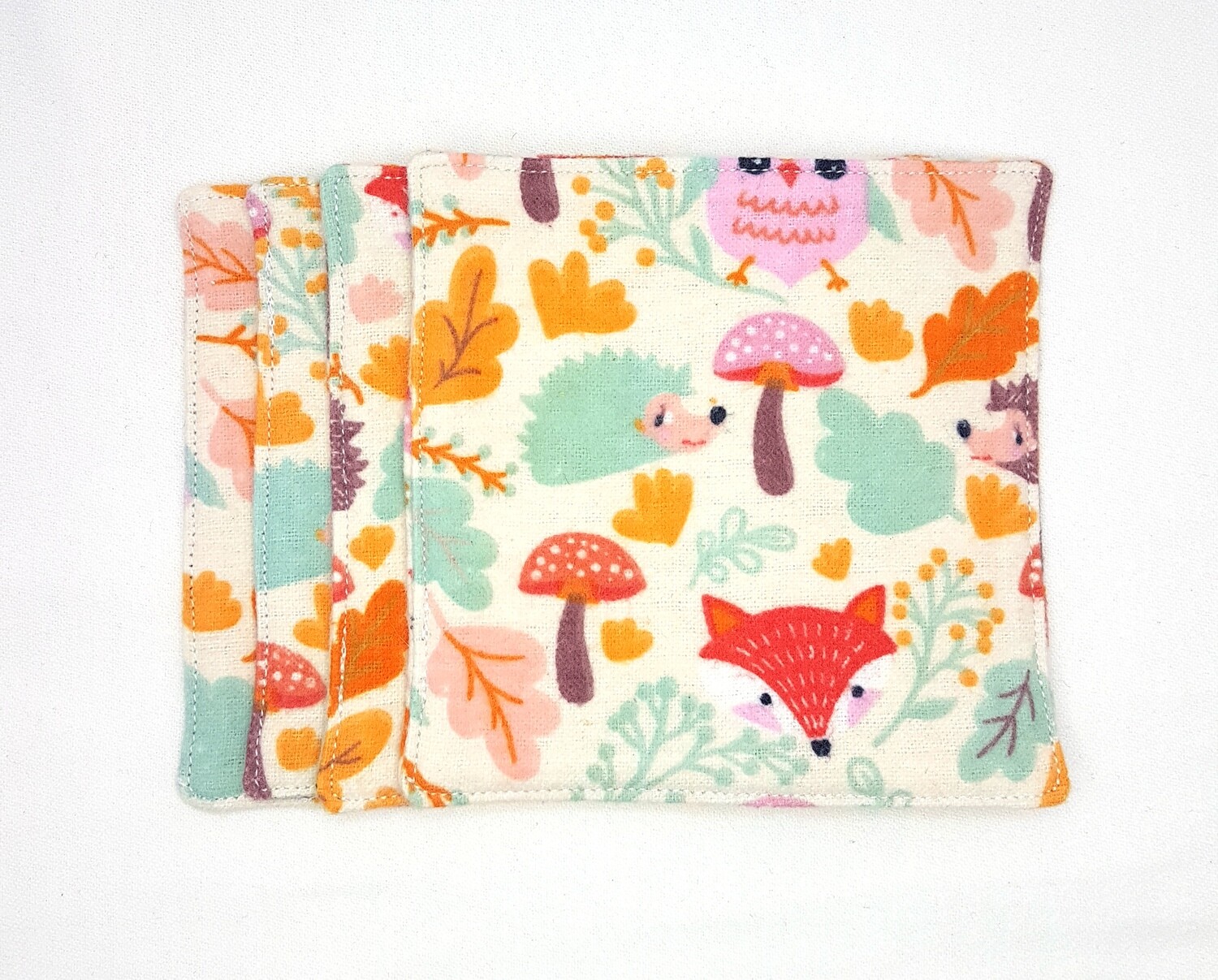 Hedgehog light Facial wipes - FREE MUSLIN WASHING BAG