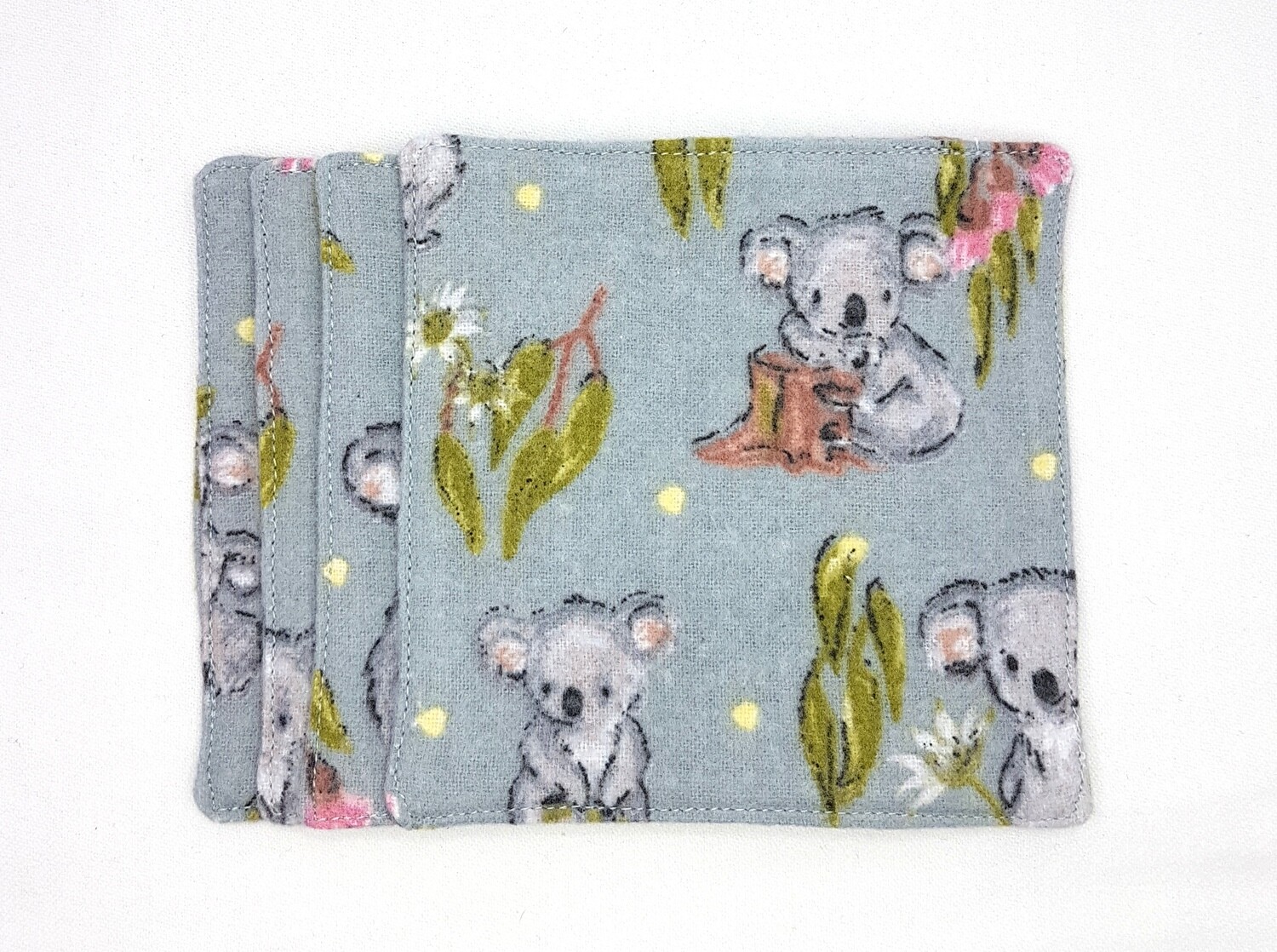 Grey Koala Facial wipes - FREE MUSLIN WASHING BAG