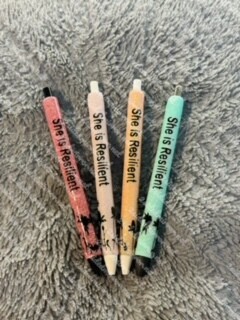 She is Resilient Refillable Pen