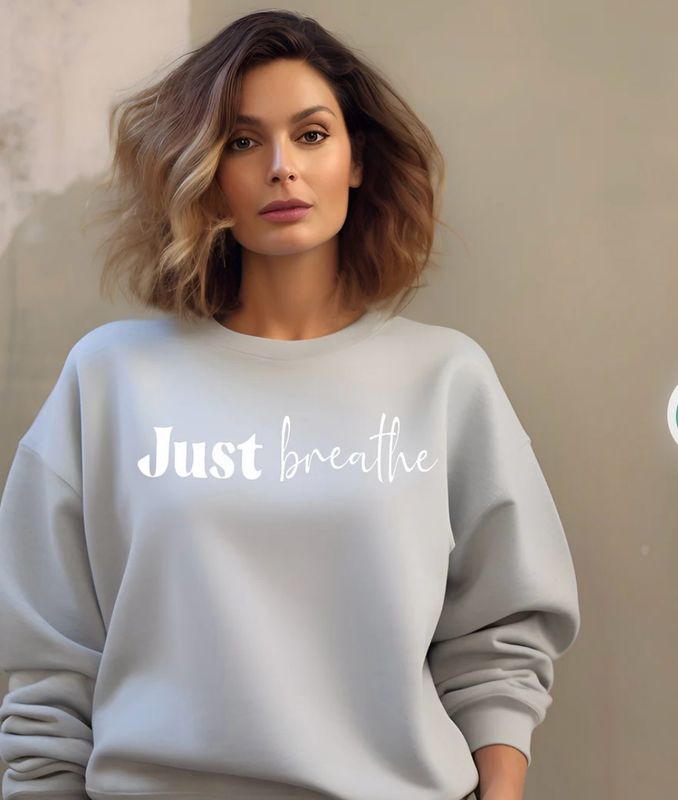 Just Breathe (White Decal) Shirt