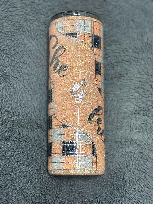 She is Tumbler and Pen Set