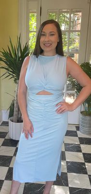 Middle Cutout Midi Dress