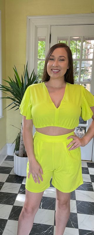 Neon Two Piece Set