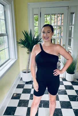 One Shoulder Romper