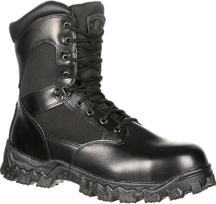 Rocky Alpha Force 8&quot; Zipper Composite Toe Boot