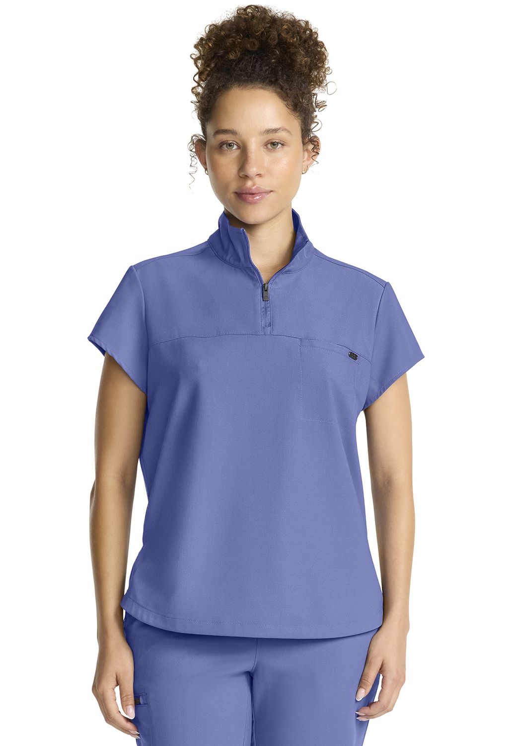 HH Quest Bella Women&#39;s Partial Zip Stand Collar Top