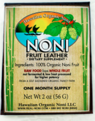 Noni Fruit Leather 2 oz