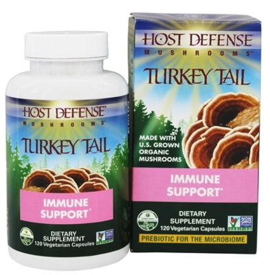Turkey Tail Immune Support 120 Vegetarian Capsules