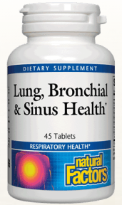 Lung, Bronchial &amp; Sinus Health 45 Tablets