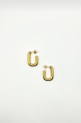 Pendientes Coral - Dorado