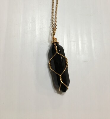 Black Stone Necklace