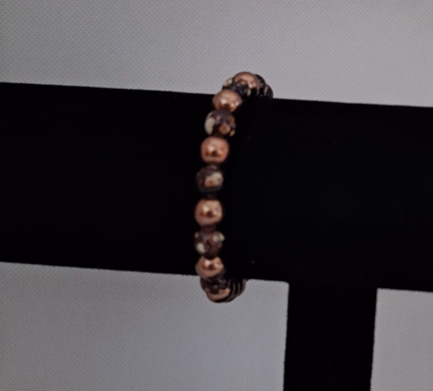 Coffee Crackle Brown Bracelet