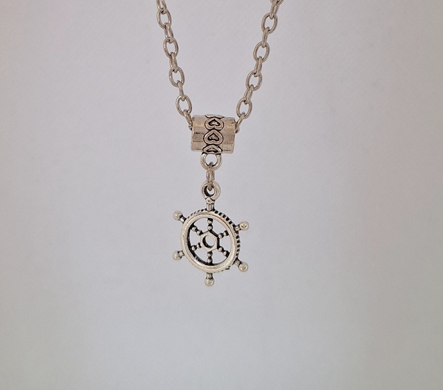 Nautical Ships Wheel Necklace