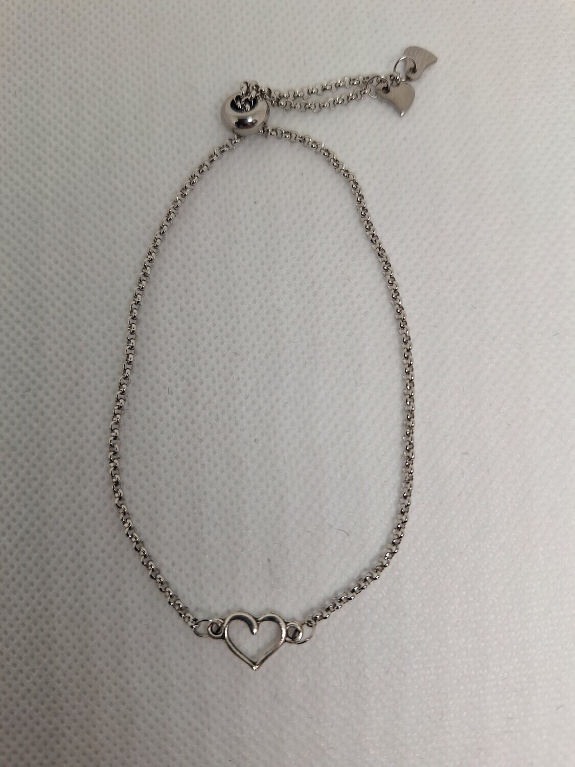 Adjustable Heart Bracelet / Anklet