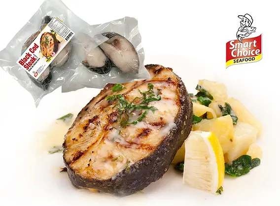 Smart Choice Black Cod Steak VP