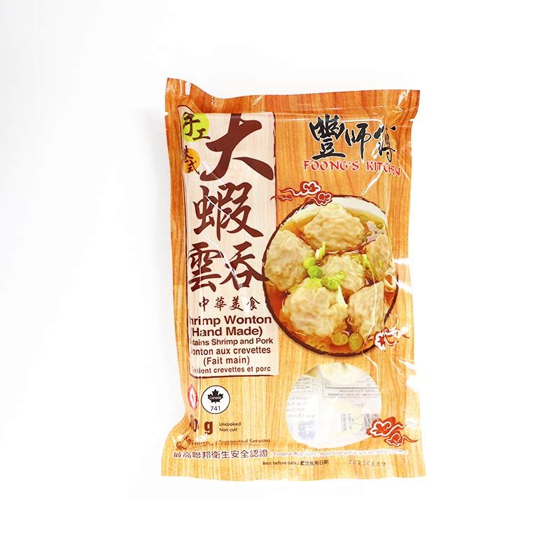 Foong&#39;s Kitchen Shrimp &amp; Pork Wonton豐師傅大蝦豬肉雲吞(300g)