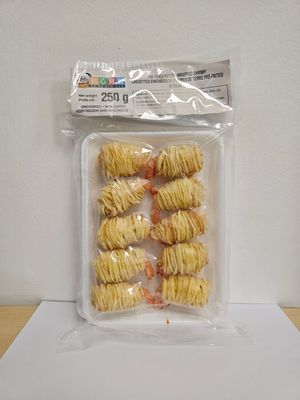 Pre-Fired Potato Wrapped PTO Shrimp 金絲蝦卷 (250g)