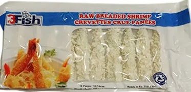 Raw Panko Breaded 21/25 Size Shrimp 3Fish (200g)