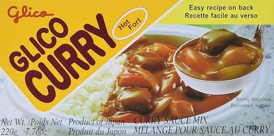 Glico Yellow Hot Curry Sauce (220g)
