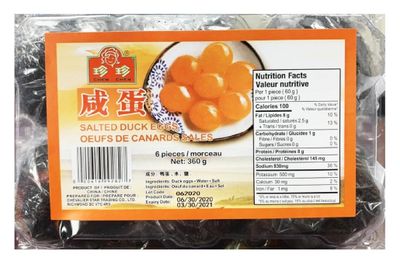 Chen Chen Salted Duck Eggs(6pcs)