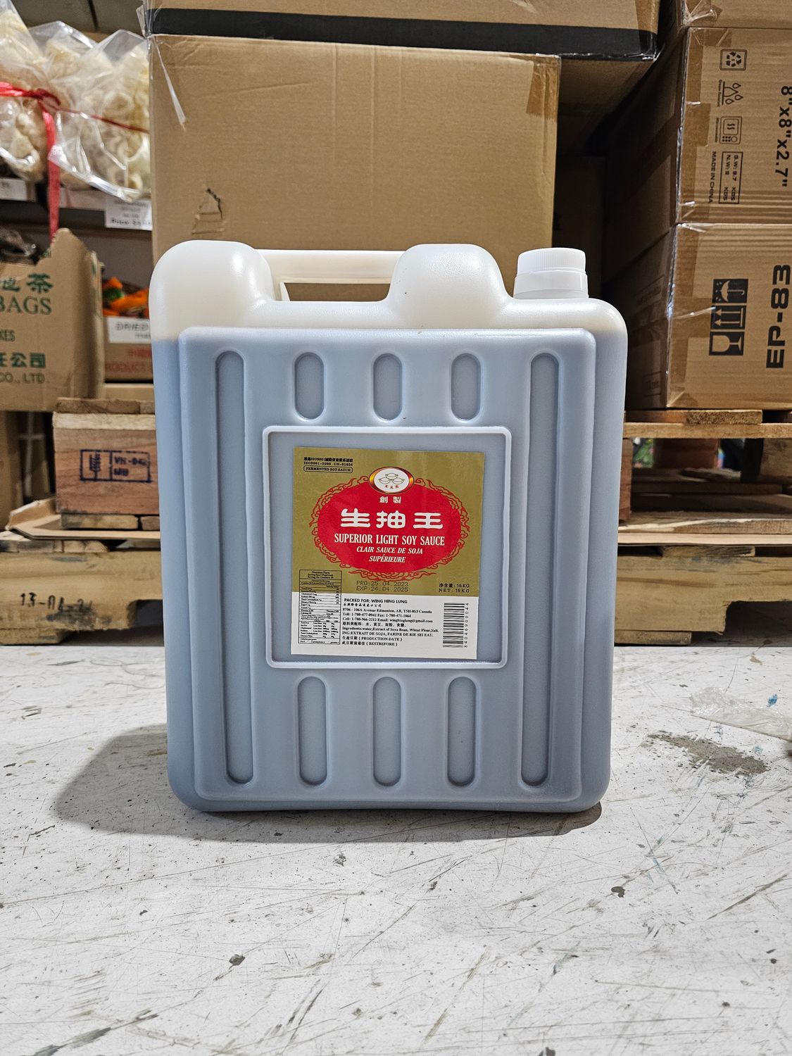 Superior Light Soy Sauce萬益園生抽王(15kg)