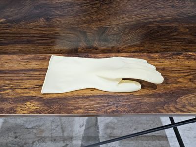 (YL)White Washing Glove 白色洗碗手套(L Size) (1Pair)