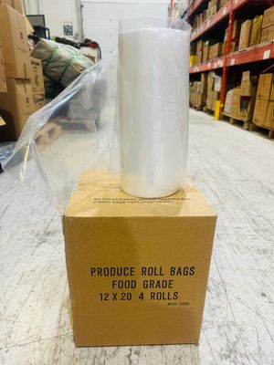 (W)Produce Roll Bags LD-0320 12x20 卷袋 (4 Rolls)