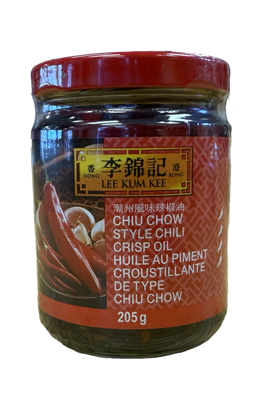 LKK Chiu Chow Chili Criso Oil 李錦記潮州辣椒油 (205g x 12)