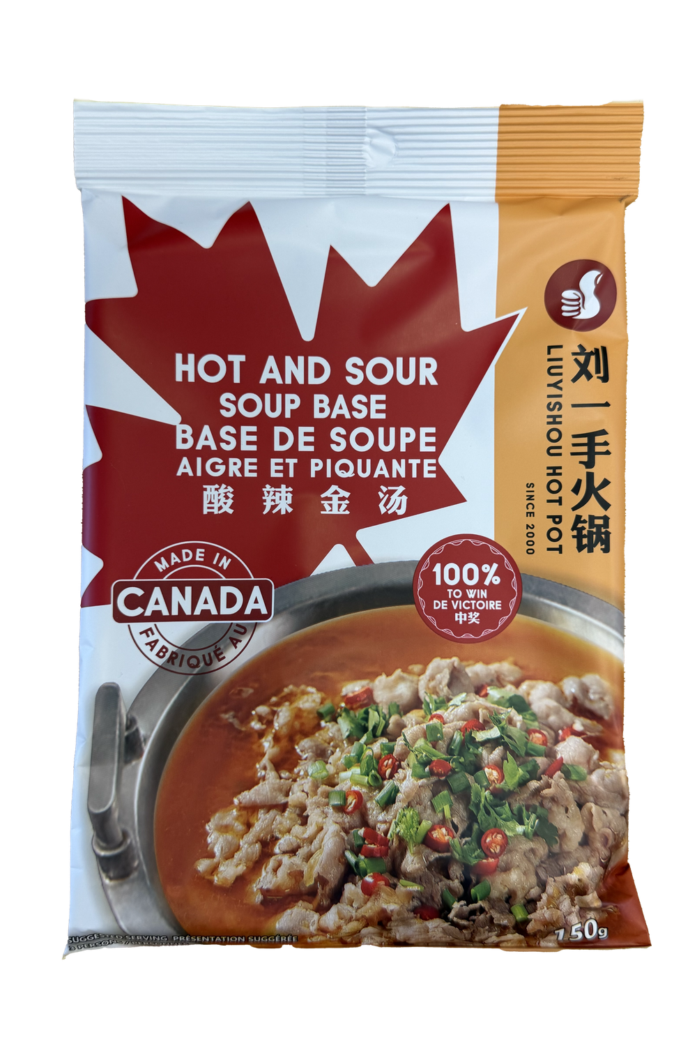 LYS Hot &amp; Sour Soup Base劉一手酸辣金湯 (150g)
