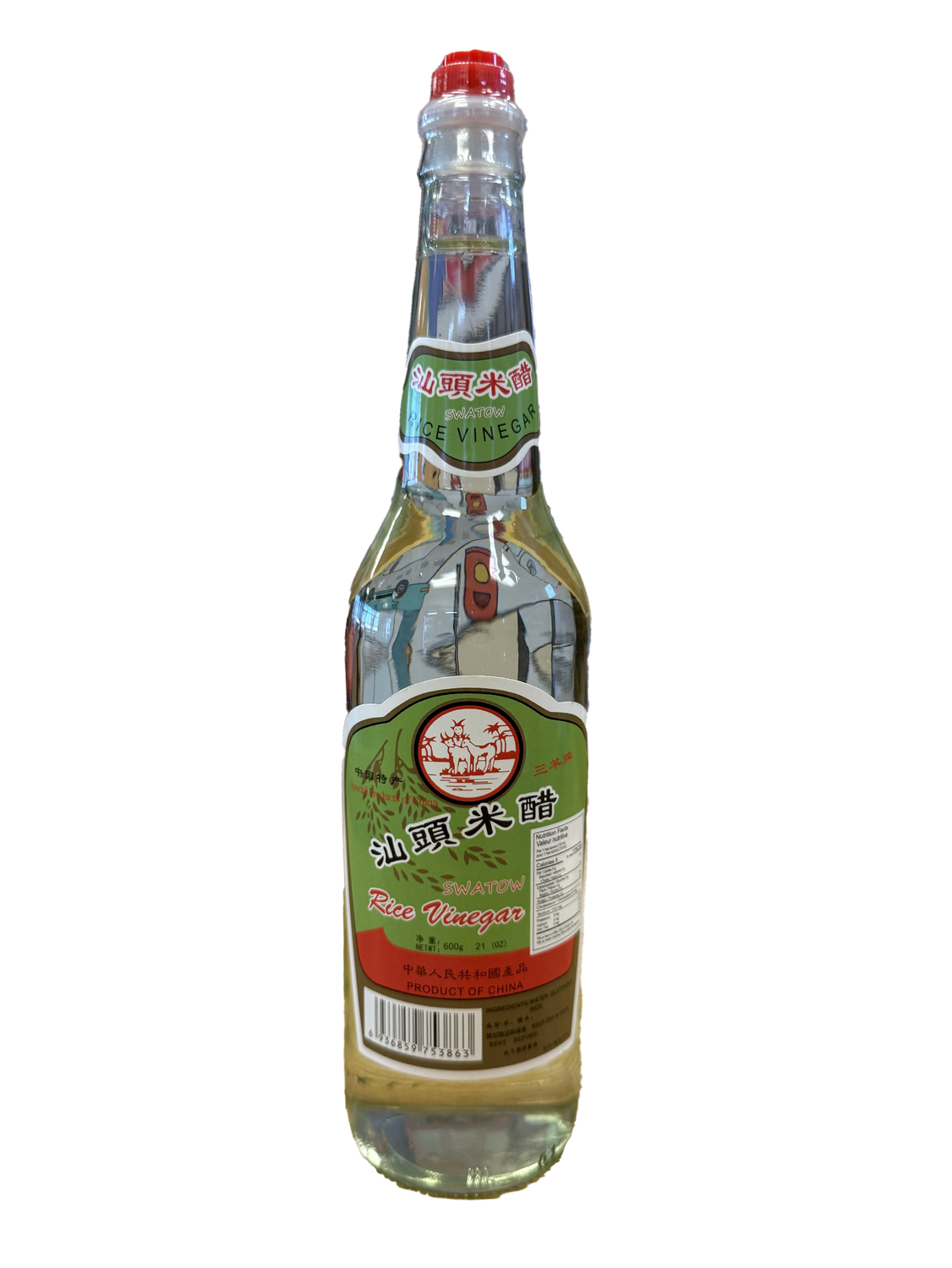 Swatow Rice Vinegar 三羊牌汕頭米醋 (600g x 24)