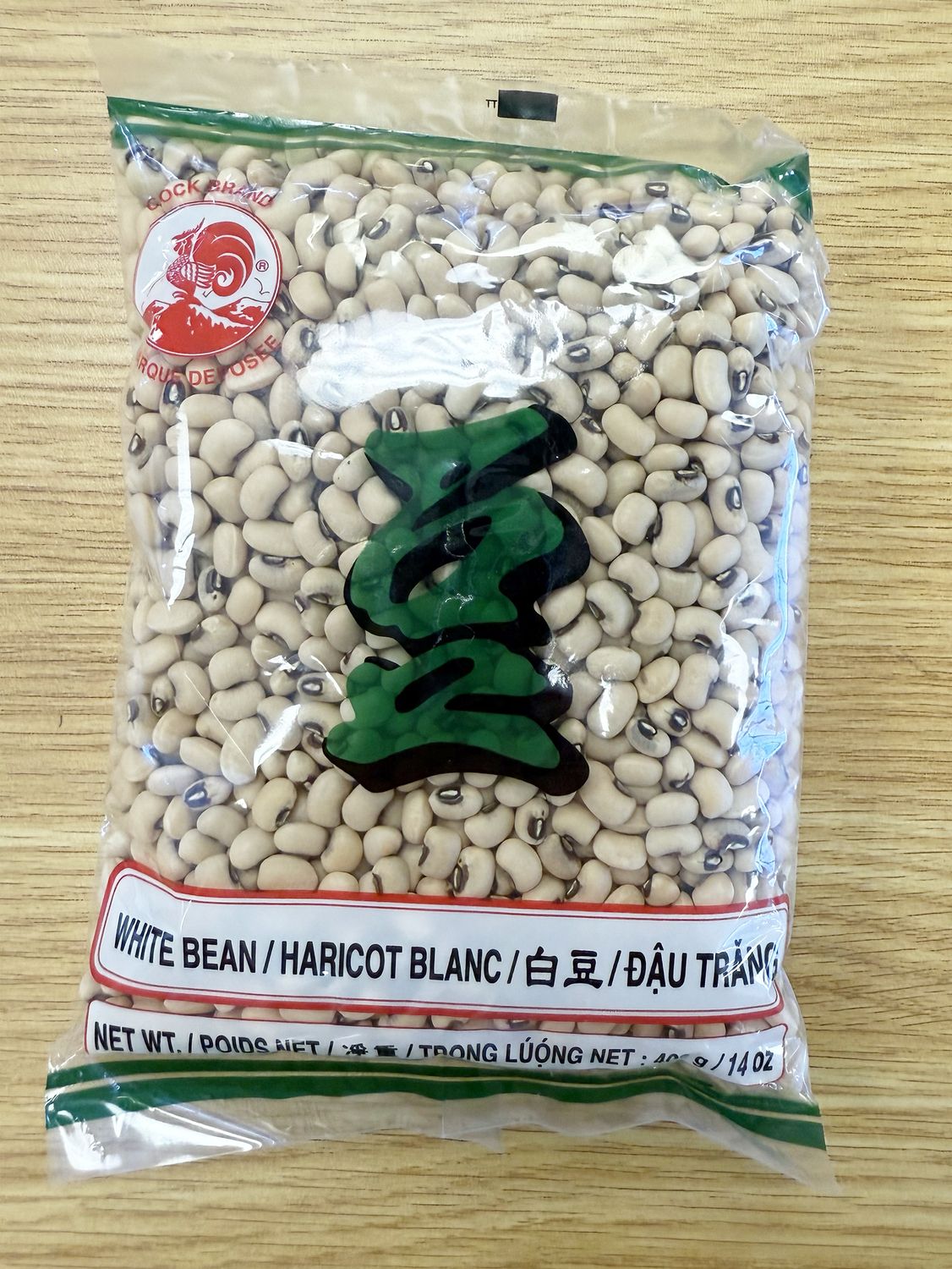 Cock White Bean雞牌眉豆 (400g)