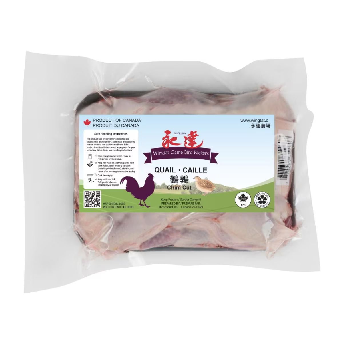 Wingtat Quail Caille 永達鵪鶉 (6PC X 10)