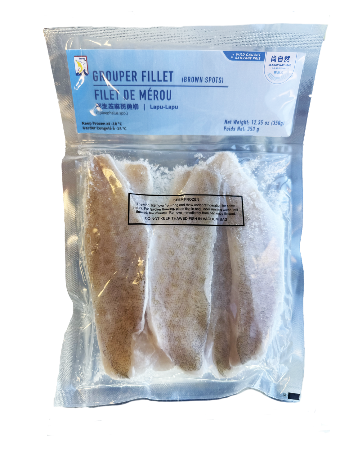 Groupe Brown Spots Fillet 50-80芝麻斑魚柳 (350g)