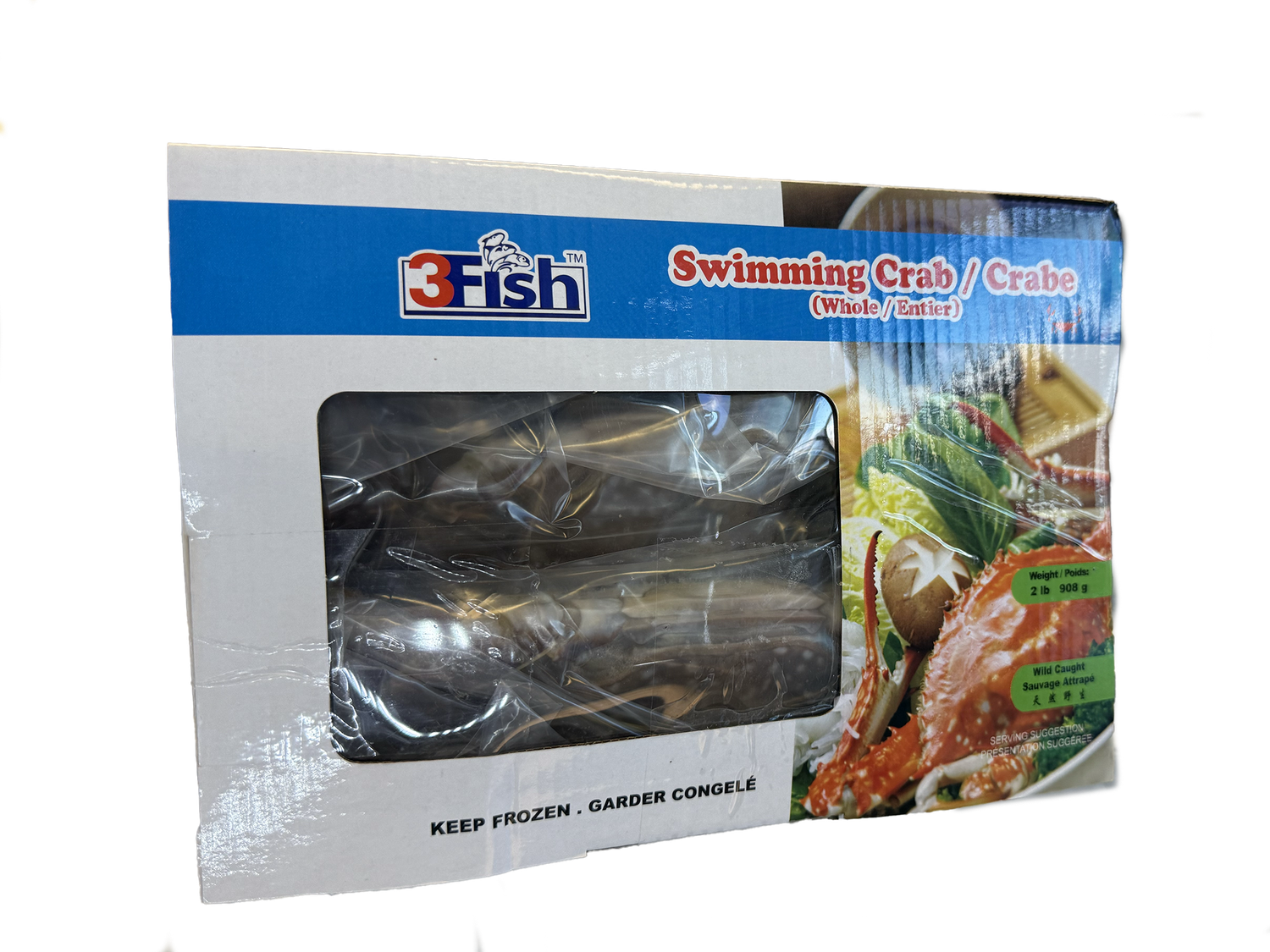 3Fish Swimming Crab游水蟹 (2LB)
