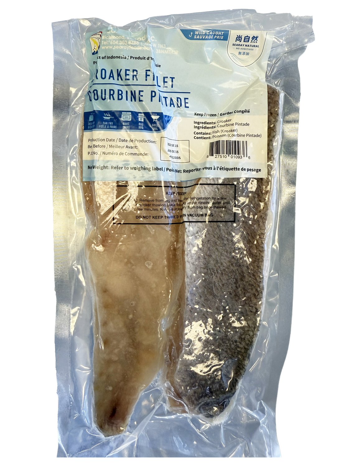 Croaker Fillet 200up
