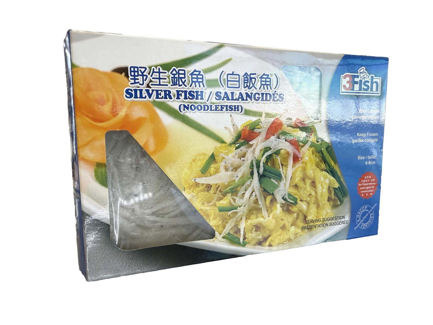 3Fish Noodlefish 6-8白飯魚 (700g)