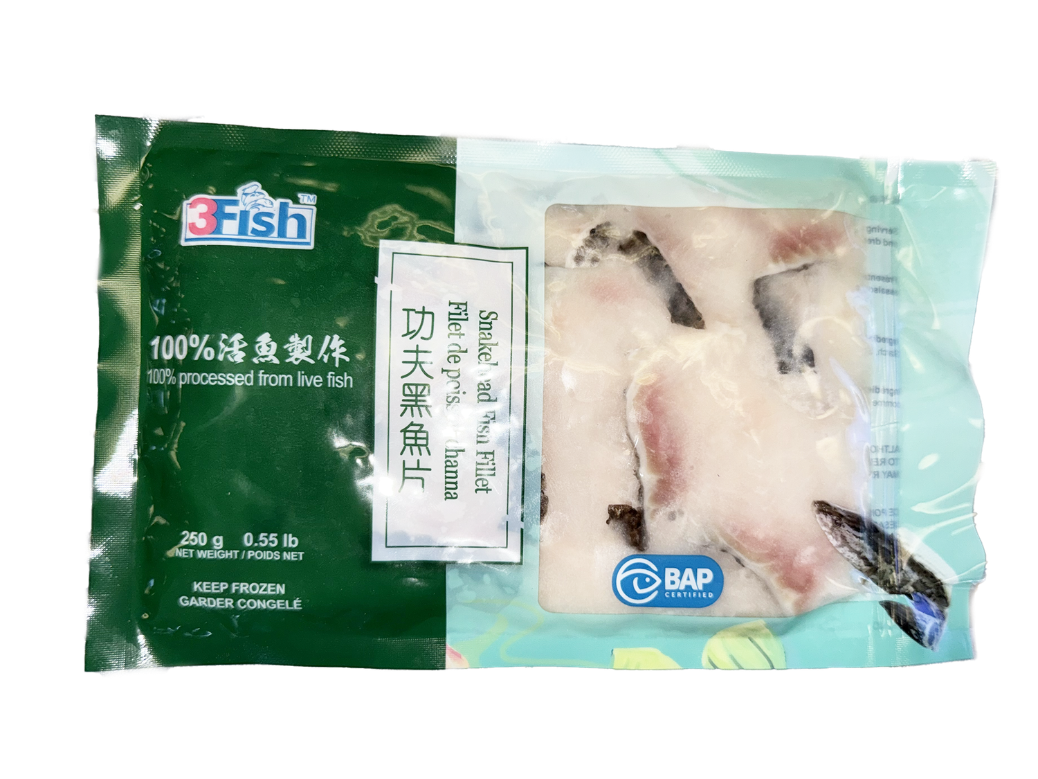 Snakehead Fish Fillet 功夫黑魚片 (250g x 20)
