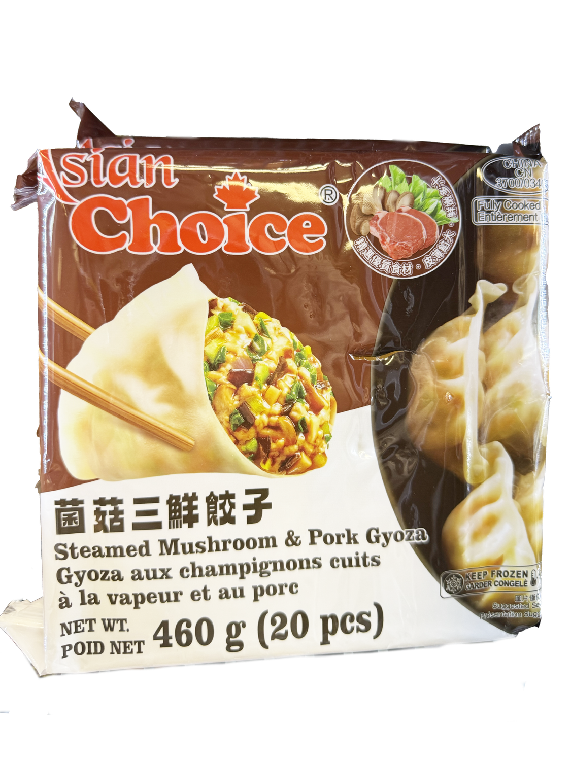 AC Mushroom &amp; Pork Dumpling菌菇三鮮水餃 (460g)