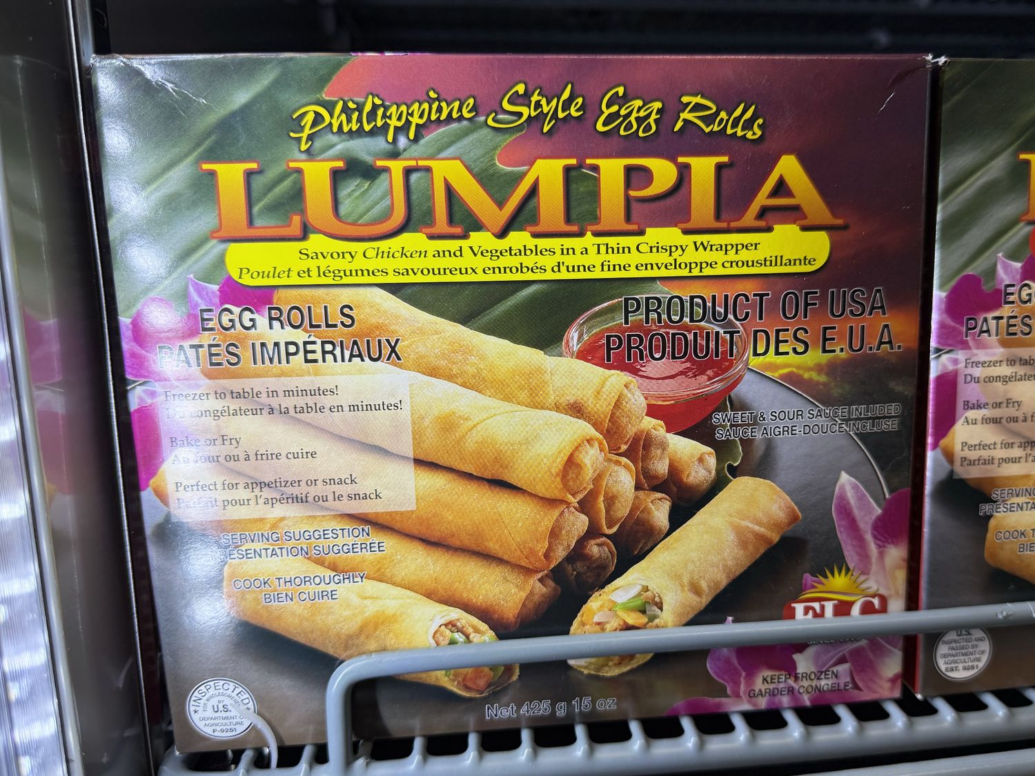 Lumpia Chicken Spring Roll鷄肉春卷 (425g)