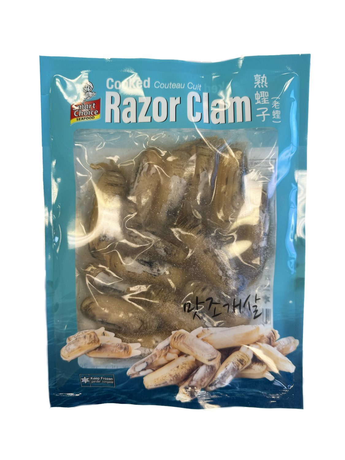 Cooked Razor Clam (帶殼熟蟶子)