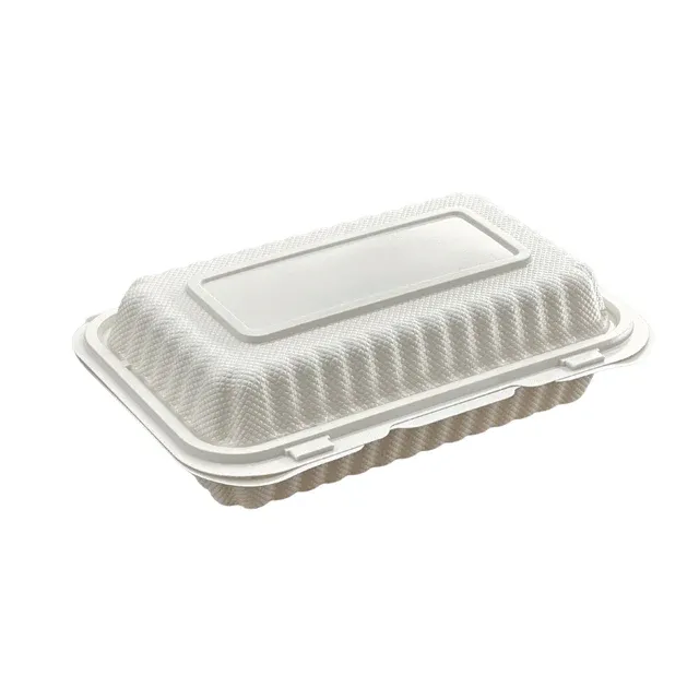 EP-28 ECO Clamshell Food Container - w/o vent hole and w/vent hole version (150s)